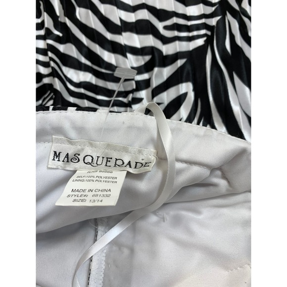 NWT Zebra Maxi Pleated Dress Wedding Guest Prom Spring Summer Special Occasion - Picture 11 of 14